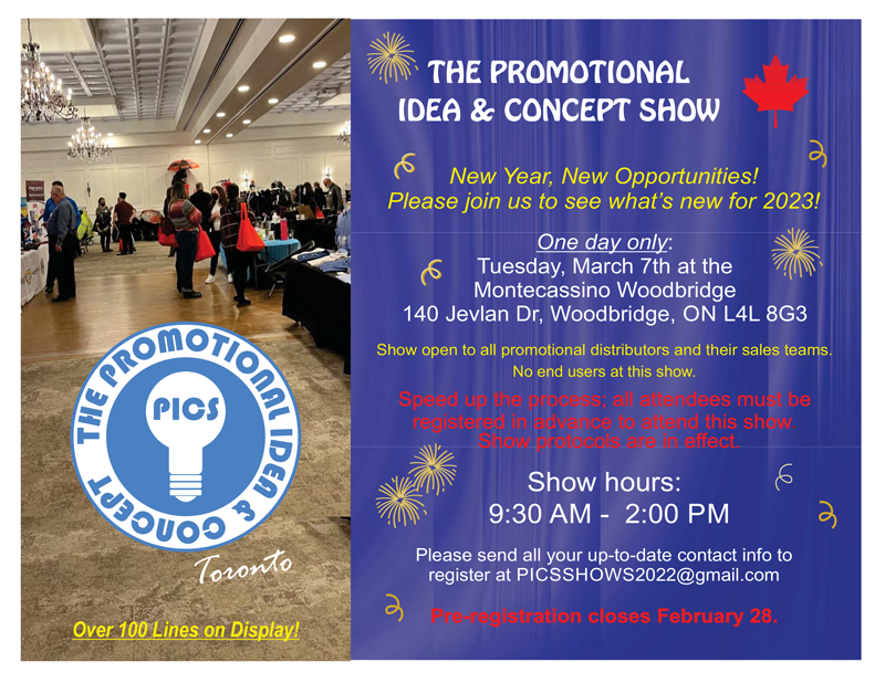 The Promotional Idea and Concept show - Toronto